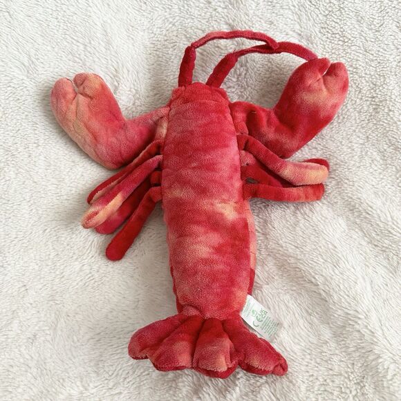 Keel Eco Red Lobster 14” Beanbag Plush Toy Stuffed Animal - Picture 4 of 6